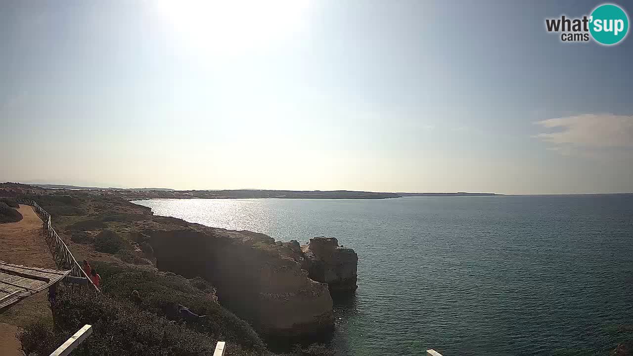 Live Webcam Putzu Idu beach – Arco di S’Architteddu – Oristano livecam Sardinia – Italy