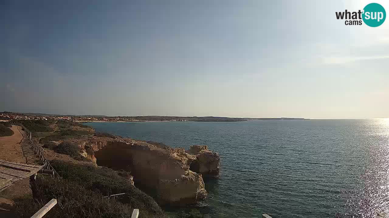 Live Webcam Putzu Idu beach – Arco di S’Architteddu – Oristano livecam Sardinia – Italy