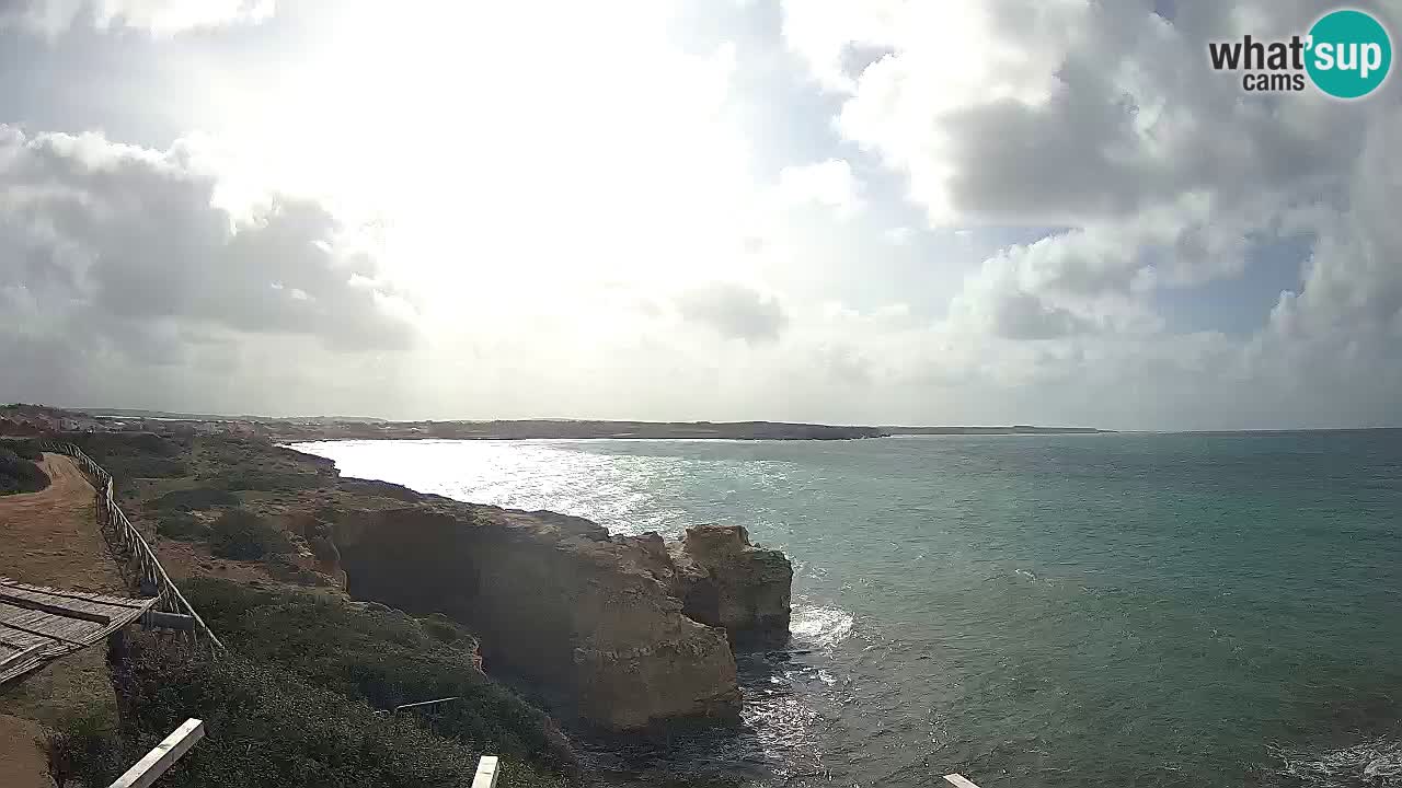 Live Webcam Putzu Idu beach – Arco di S’Architteddu – Oristano livecam Cerdeña – Italia