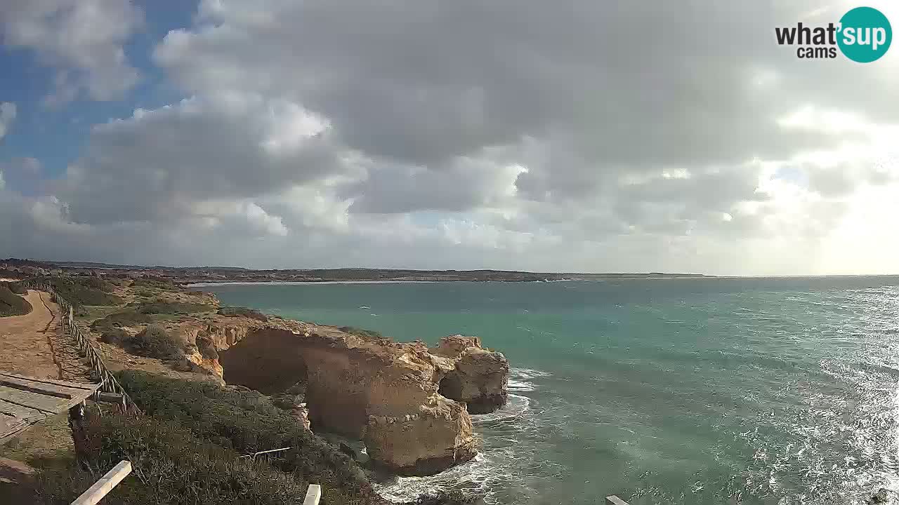 Live Webcam Putzu Idu Strand – Arco di S’Architteddu – Oristano livecam Sardinien – Italien