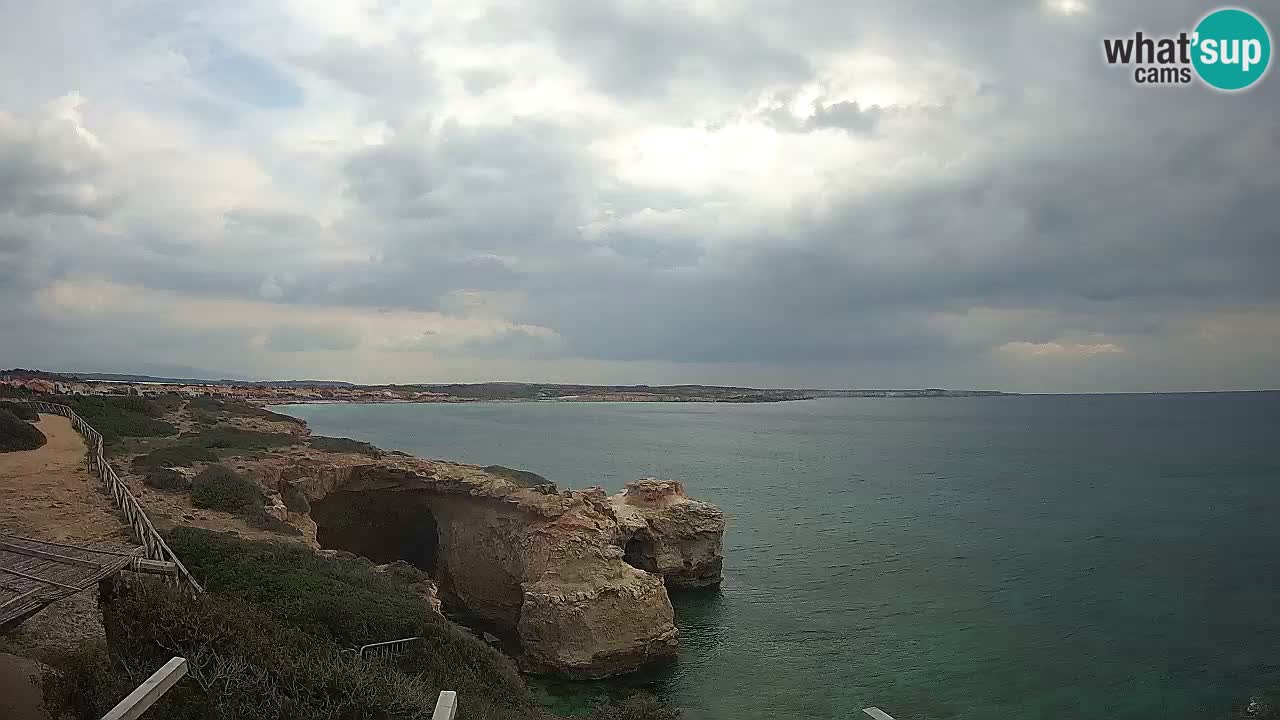 Webcam en direct Plage Putzu Idu – Arco di S’Architteddu – Oristano livecam Sardaigne – Italie