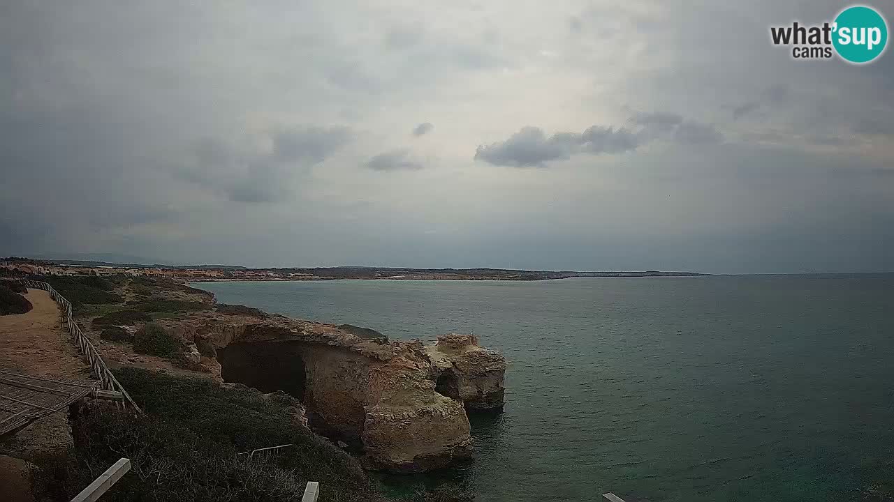 Webcam en direct Plage Putzu Idu – Arco di S’Architteddu – Oristano livecam Sardaigne – Italie