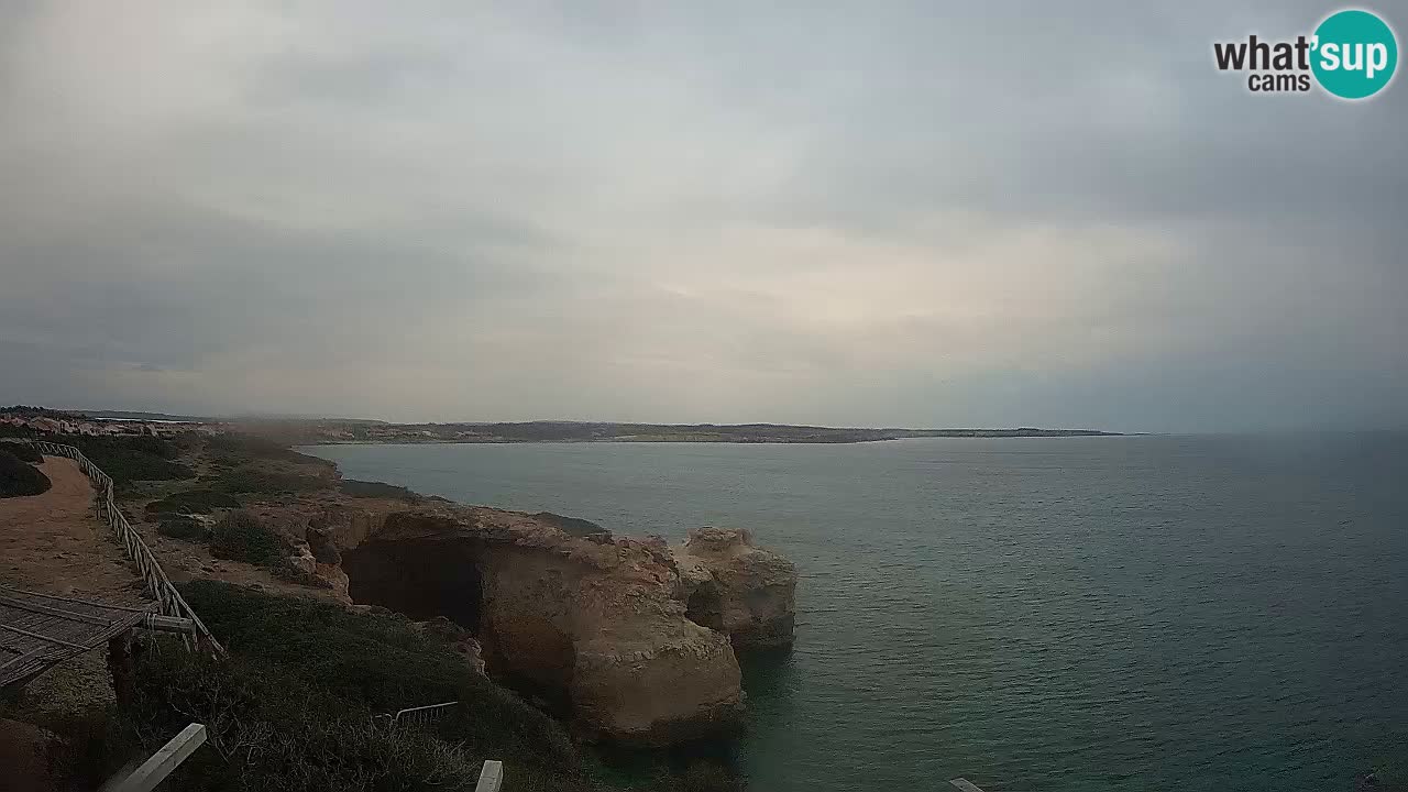 Live Webcam Putzu Idu beach – Arco di S’Architteddu – Oristano livecam Sardinia – Italy