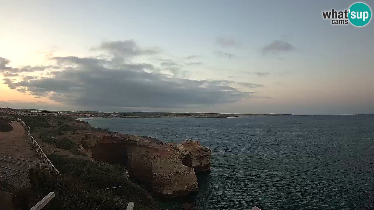 Live Webcam Putzu Idu Strand – Arco di S’Architteddu – Oristano livecam Sardinien – Italien