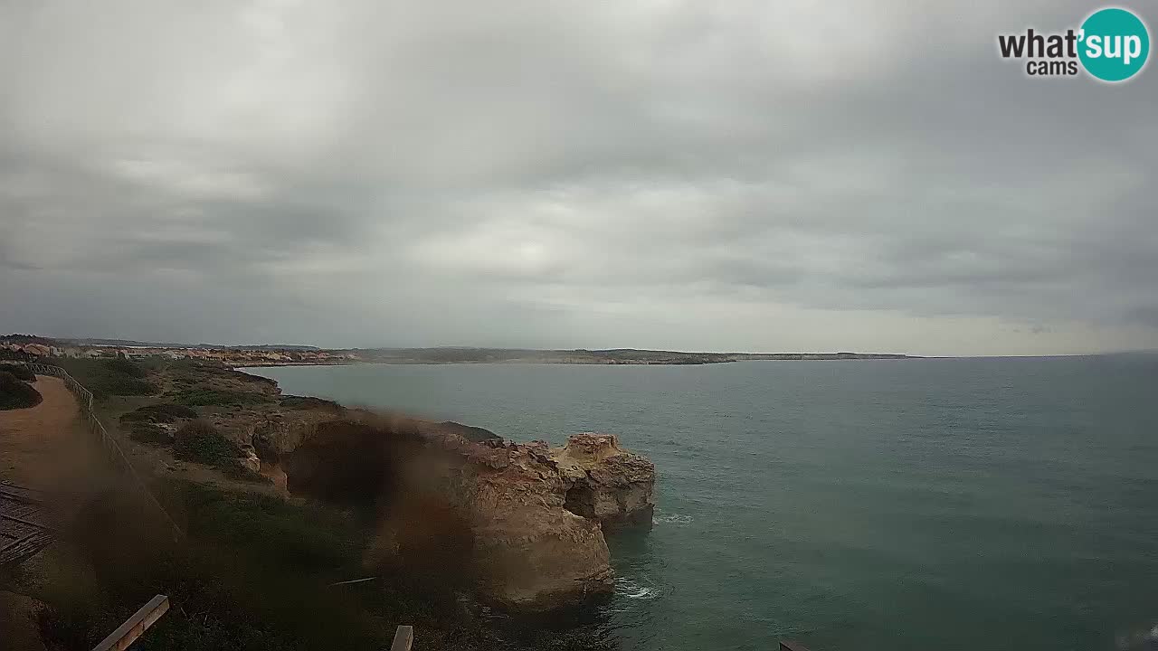 Live Webcam Putzu Idu Strand – Arco di S’Architteddu – Oristano livecam Sardinien – Italien