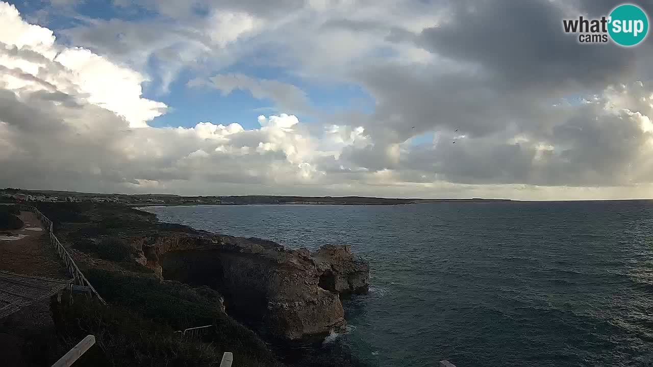 Live Webcam Putzu Idu beach – Arco di S’Architteddu – Oristano livecam Cerdeña – Italia