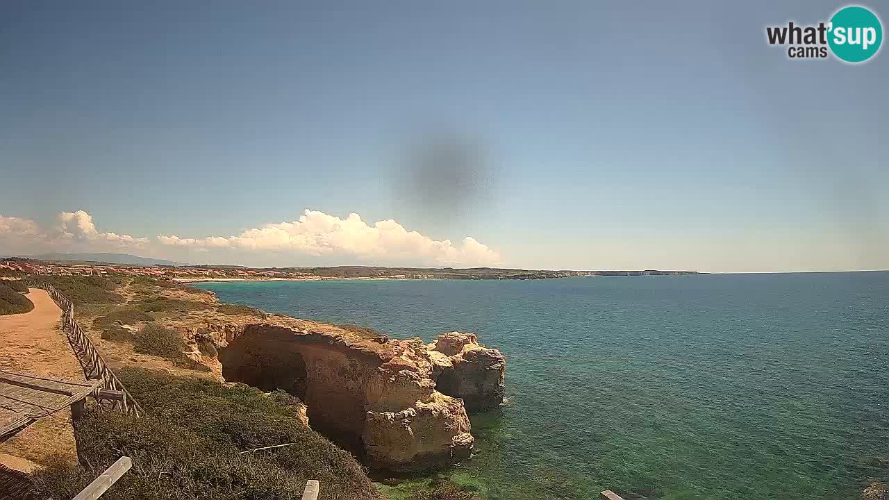 Live Webcam Putzu Idu beach – Arco di S’Architteddu – Oristano livecam Sardinia – Italy
