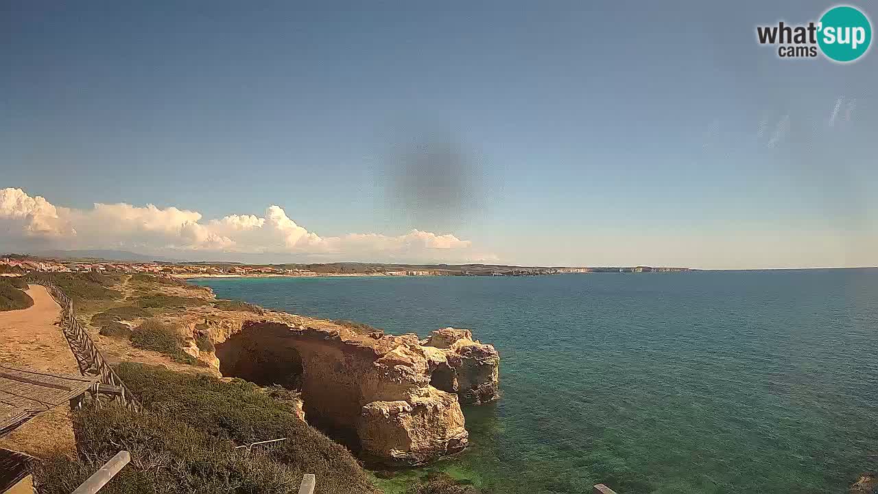 Live Webcam Putzu Idu beach – Arco di S’Architteddu – Oristano livecam Sardinia – Italy