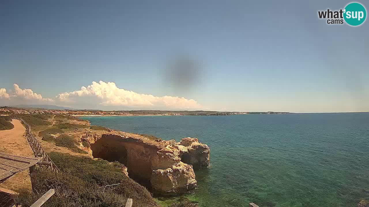 Live Webcam Putzu Idu beach – Arco di S’Architteddu – Oristano livecam Sardinia – Italy
