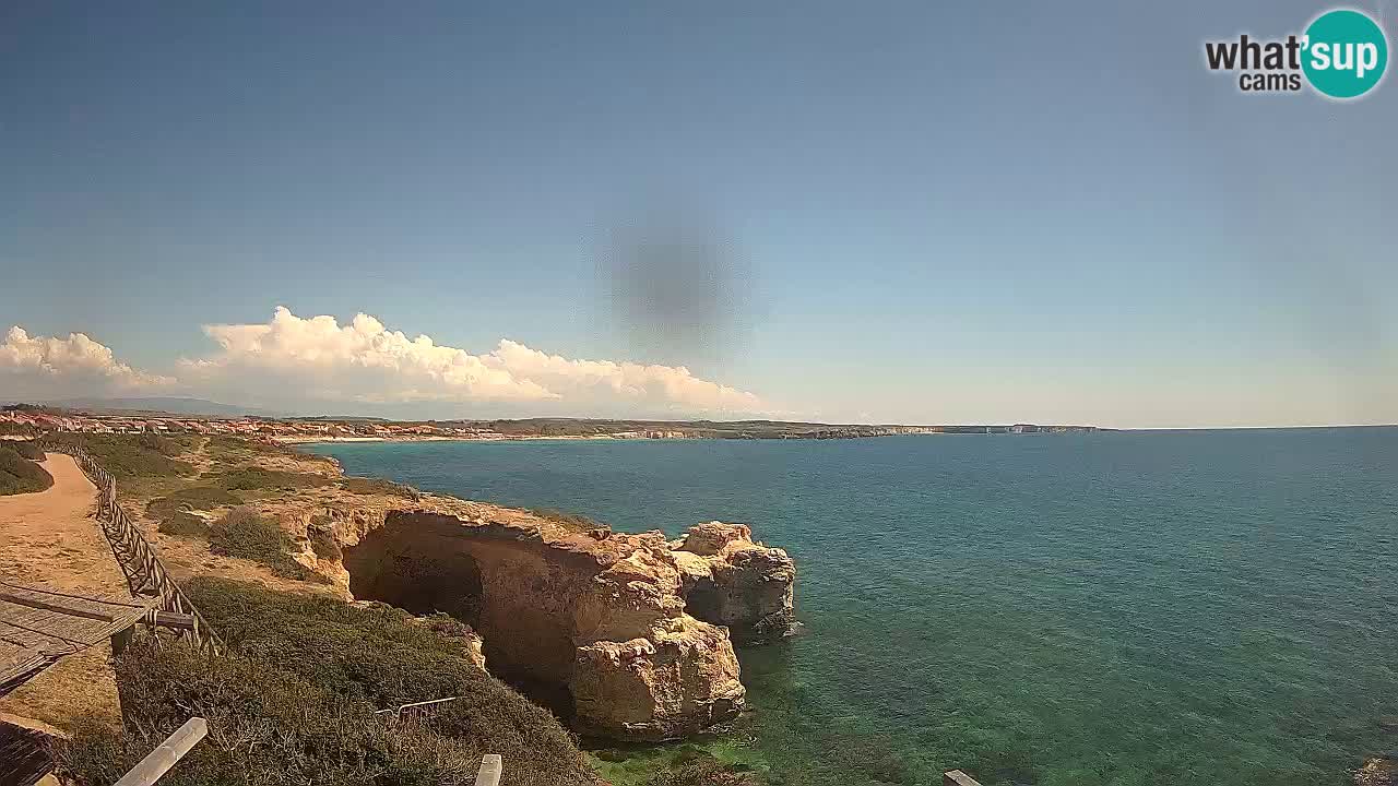 Live Webcam Putzu Idu beach – Arco di S’Architteddu – Oristano livecam Sardinia – Italy