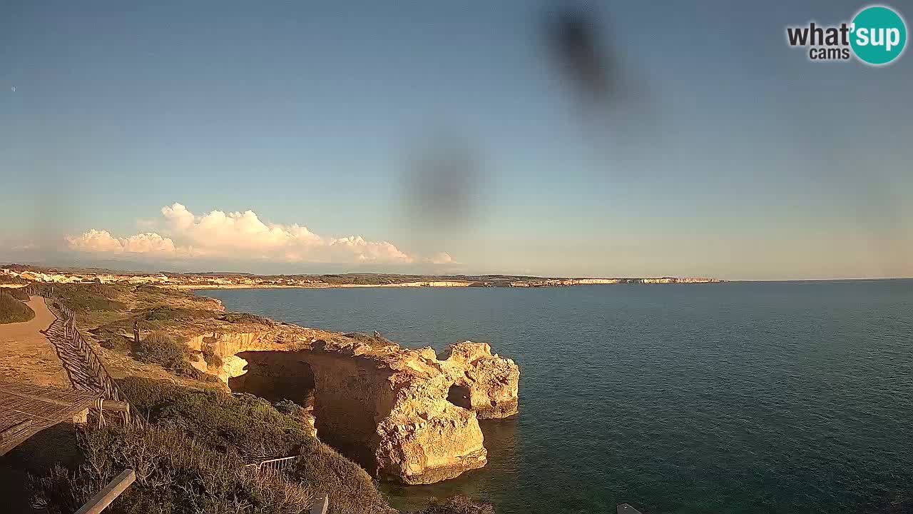 Live Webcam Putzu Idu beach – Arco di S’Architteddu – Oristano livecam Sardinia – Italy