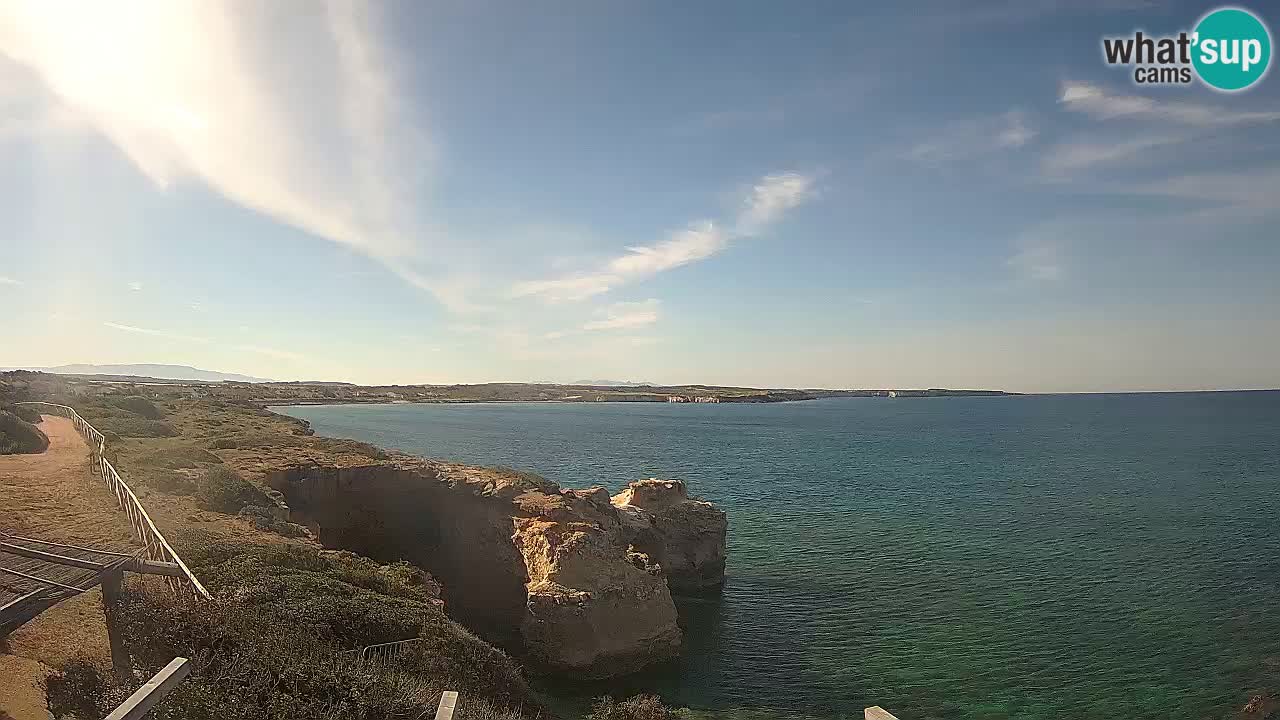 Webcam en direct Plage Putzu Idu – Arco di S’Architteddu – Oristano livecam Sardaigne – Italie