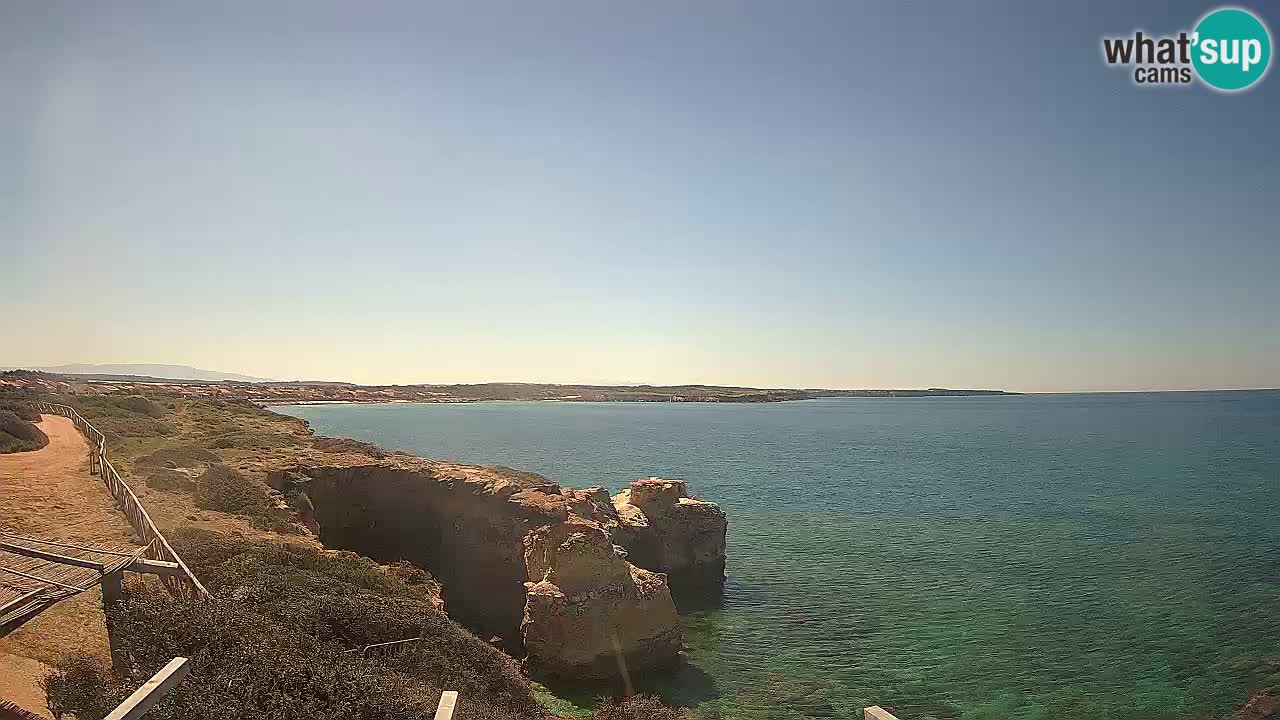 Live Webcam Putzu Idu Strand – Arco di S’Architteddu – Oristano livecam Sardinien – Italien