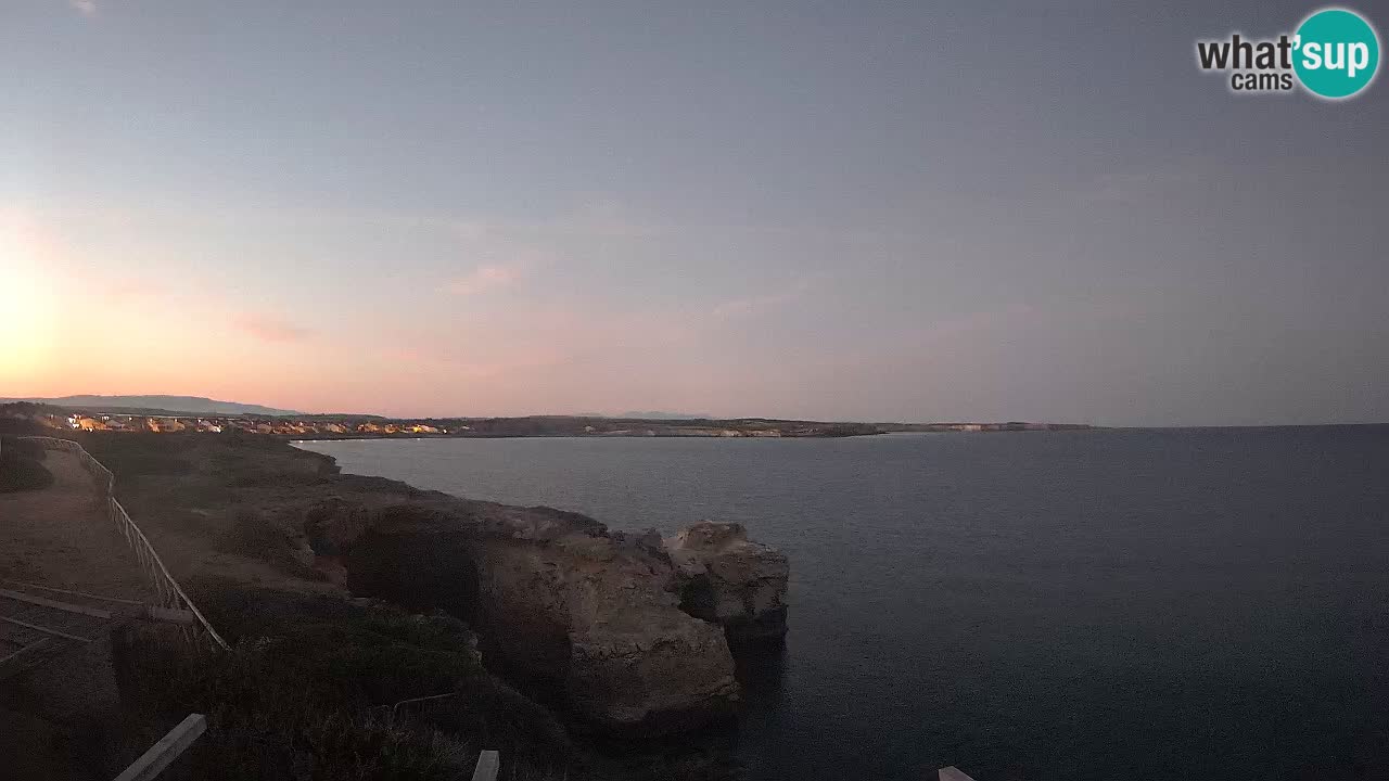Live Webcam Putzu Idu beach – Arco di S’Architteddu – Oristano livecam Sardinia – Italy