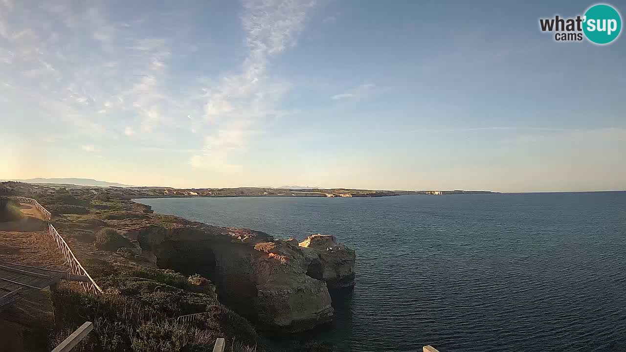 Live Webcam Putzu Idu beach – Arco di S’Architteddu – Oristano livecam Sardinia – Italy