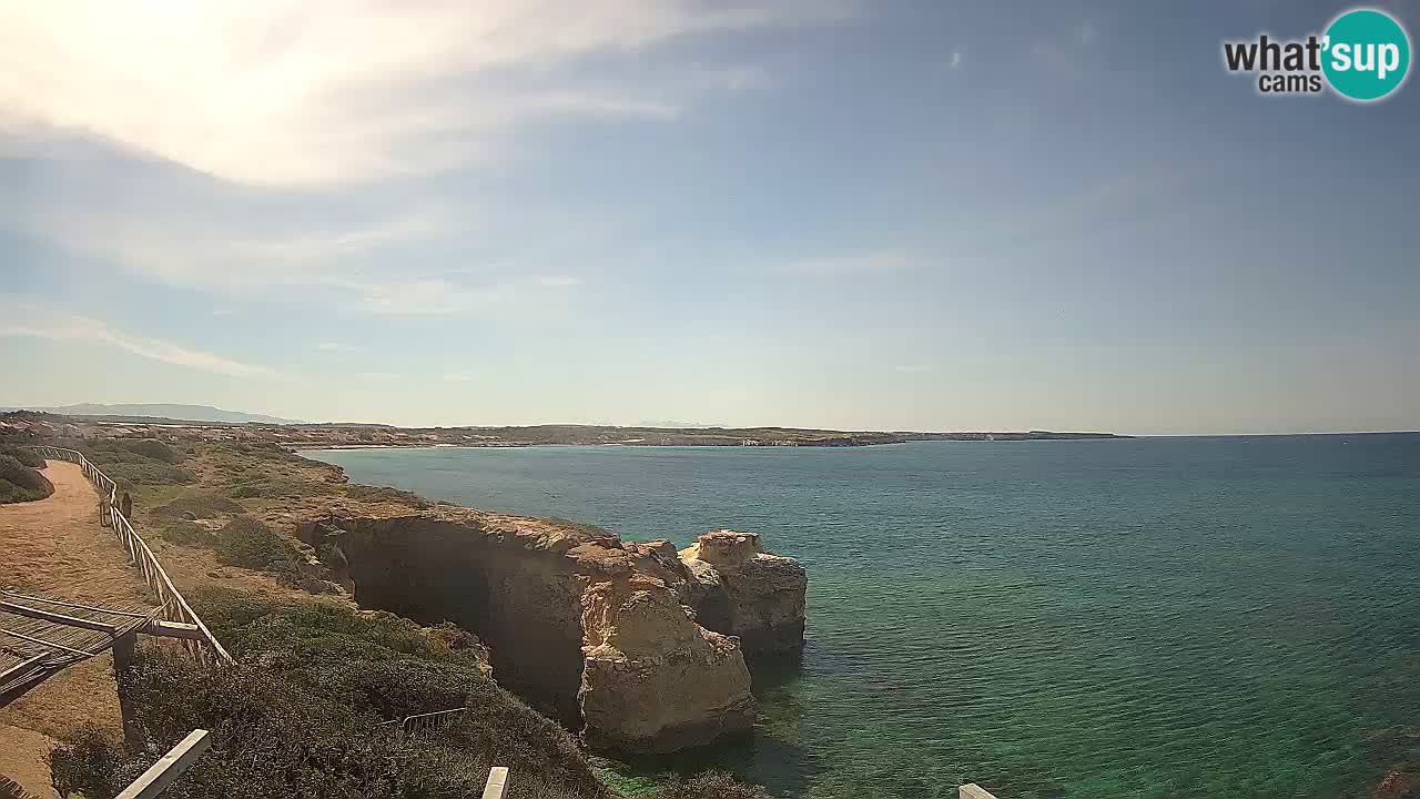 Live Webcam Putzu Idu beach – Arco di S’Architteddu – Oristano livecam Sardinia – Italy