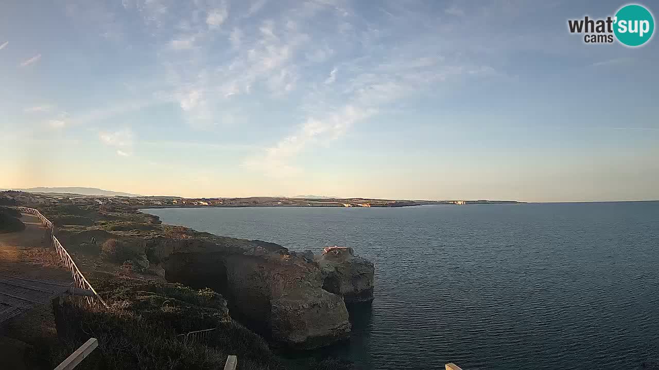 Live Webcam Putzu Idu beach – Arco di S’Architteddu – Oristano livecam Sardinia – Italy