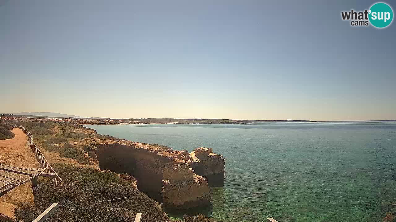 Web kamera uživo Plaža Putzu Idu – Arco di S’Architteddu – Oristano Sardinija – Italija