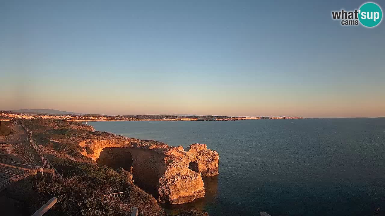 Webcam en direct Plage Putzu Idu – Arco di S’Architteddu – Oristano livecam Sardaigne – Italie