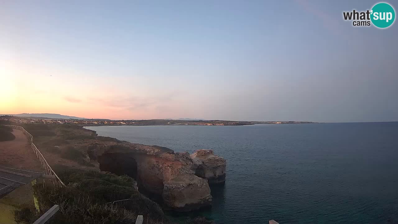 Live Webcam Putzu Idu beach – Arco di S’Architteddu – Oristano livecam Cerdeña – Italia