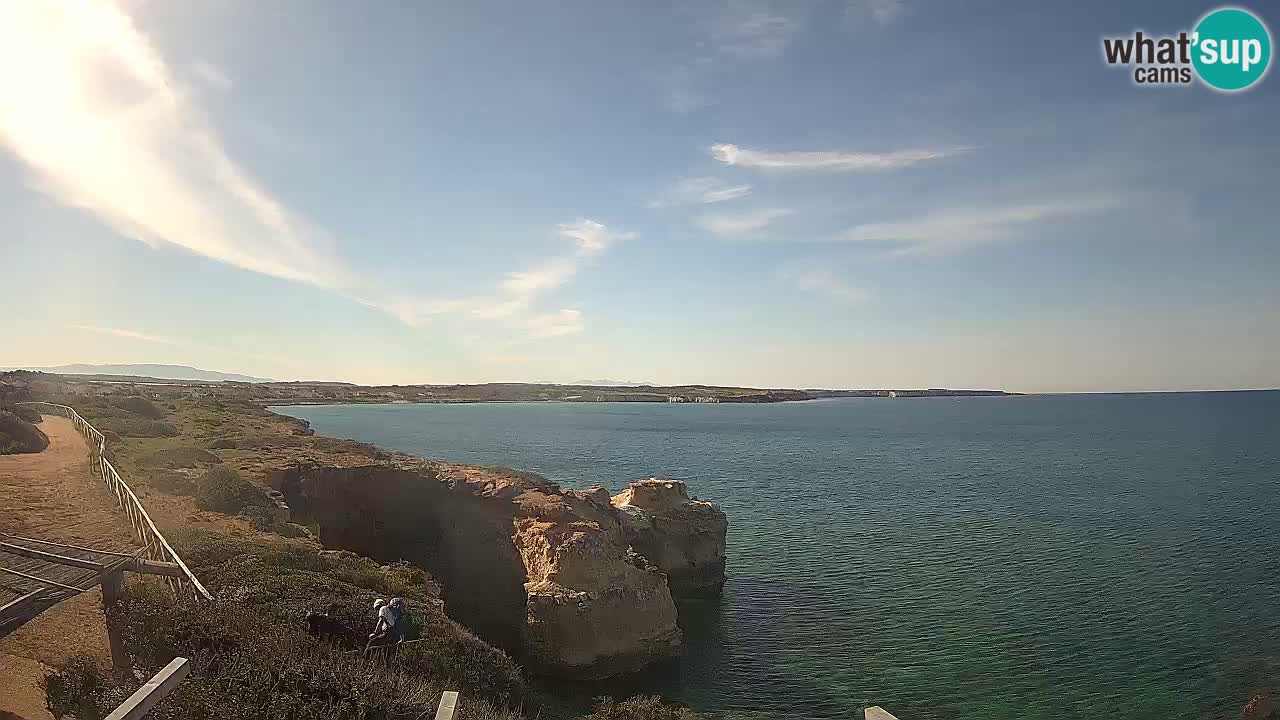 Live Webcam Putzu Idu Strand – Arco di S’Architteddu – Oristano livecam Sardinien – Italien