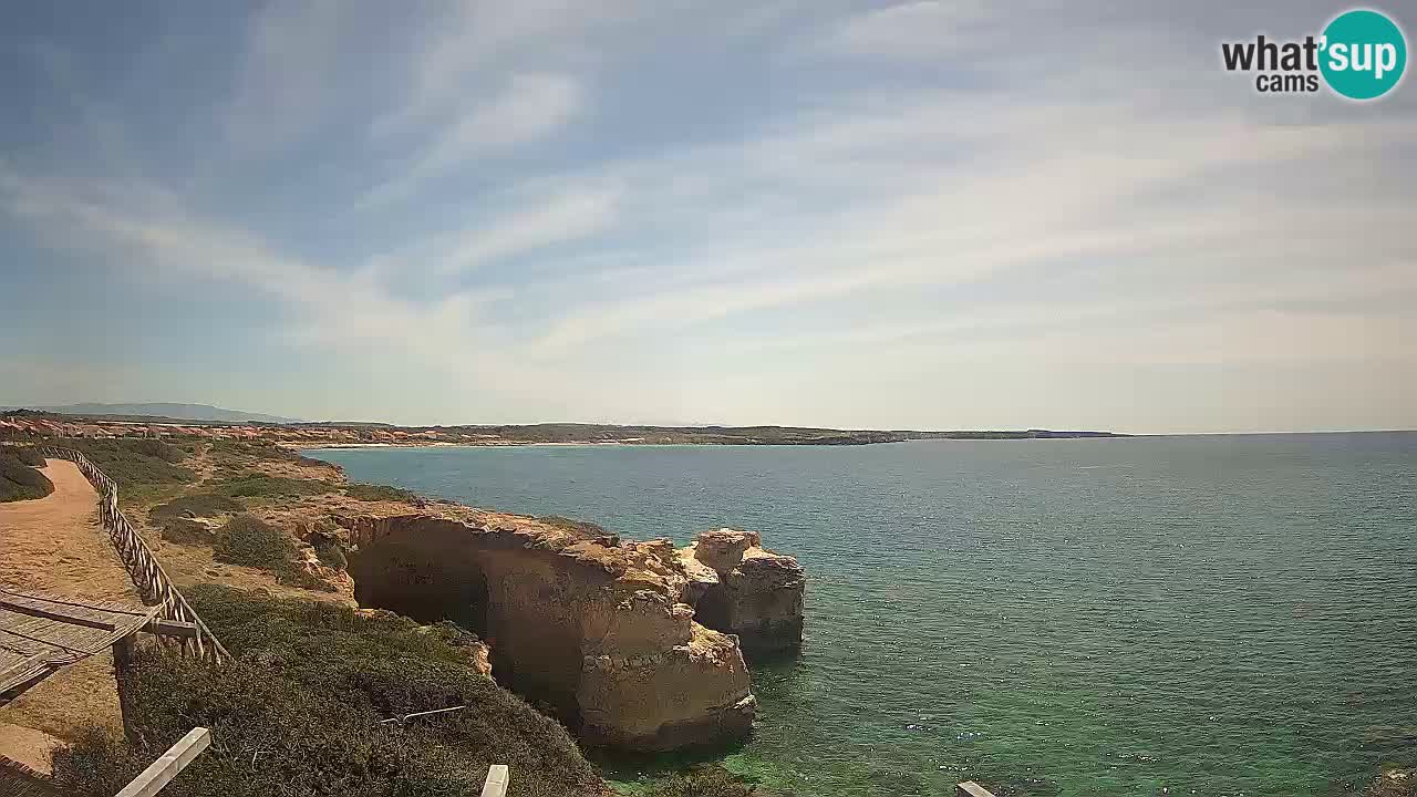 Webcam en direct Plage Putzu Idu – Arco di S’Architteddu – Oristano livecam Sardaigne – Italie
