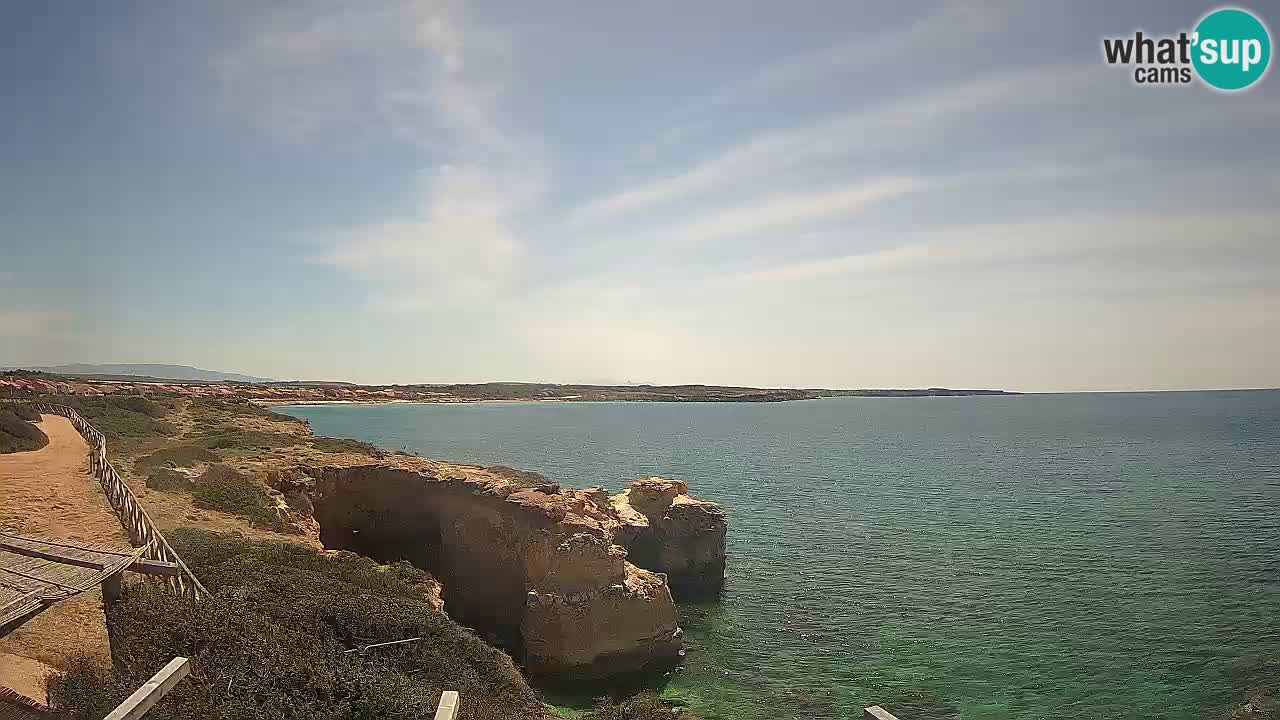 Webcam en direct Plage Putzu Idu – Arco di S’Architteddu – Oristano livecam Sardaigne – Italie
