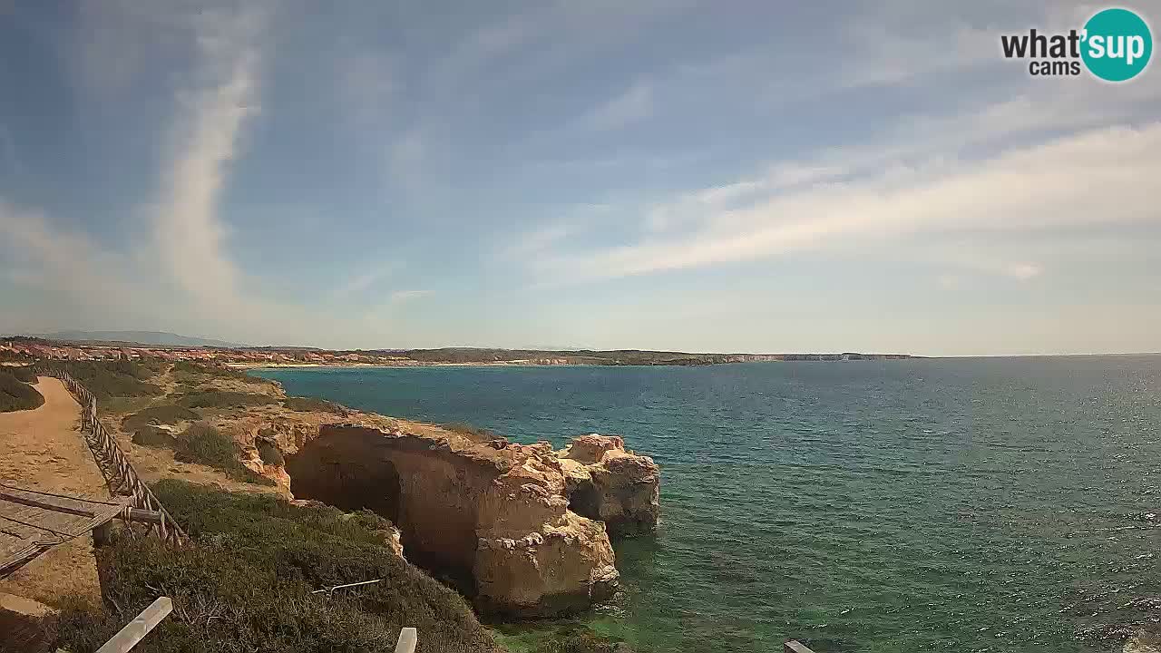 Live Webcam Putzu Idu Strand – Arco di S’Architteddu – Oristano livecam Sardinien – Italien