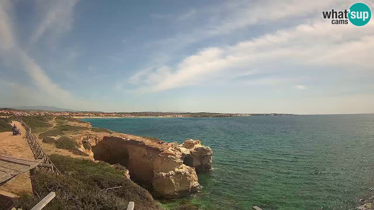 Live Webcam Putzu Idu beach – Arco di S’Architteddu – Oristano livecam Sardinia – Italy