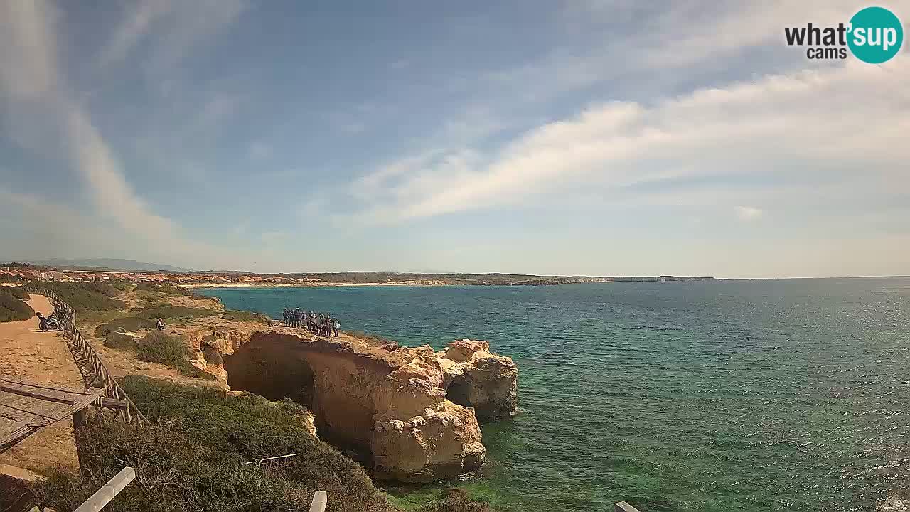 Live Webcam Putzu Idu beach – Arco di S’Architteddu – Oristano livecam Sardinia – Italy