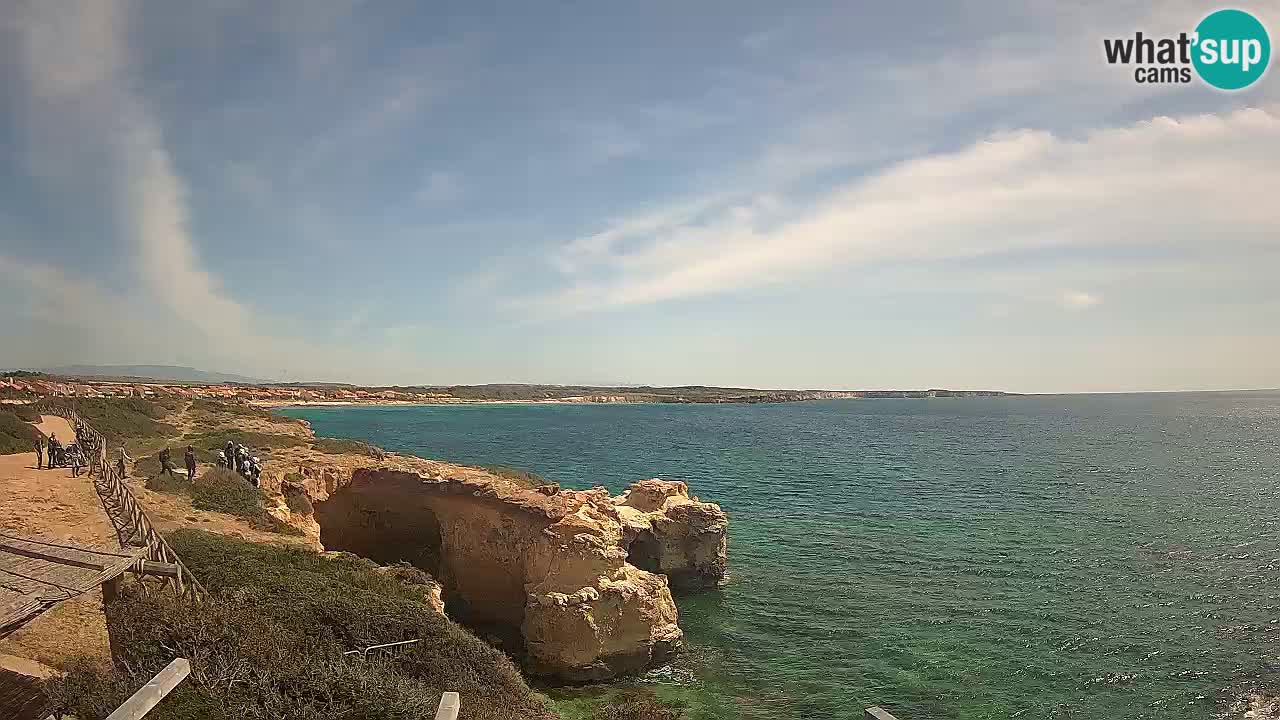 Live Webcam Putzu Idu beach – Arco di S’Architteddu – Oristano livecam Cerdeña – Italia