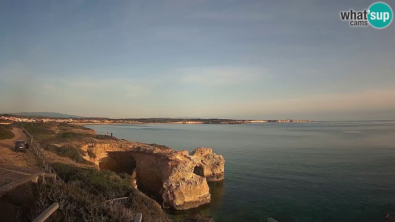 Live Webcam Putzu Idu Strand – Arco di S’Architteddu – Oristano livecam Sardinien – Italien
