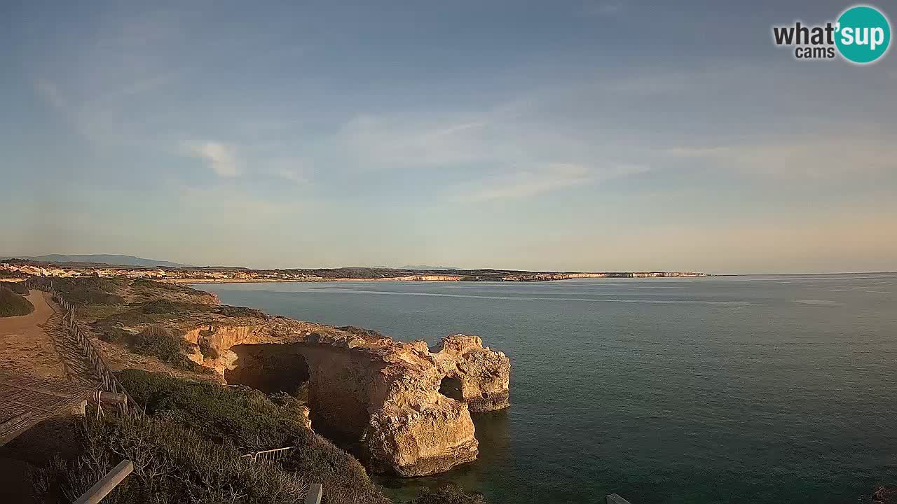 Live Webcam Putzu Idu Strand – Arco di S’Architteddu – Oristano livecam Sardinien – Italien