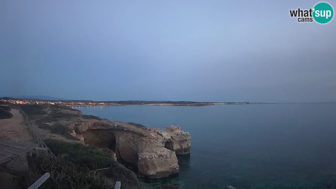 Live Webcam Putzu Idu Strand – Arco di S’Architteddu – Oristano livecam Sardinien – Italien