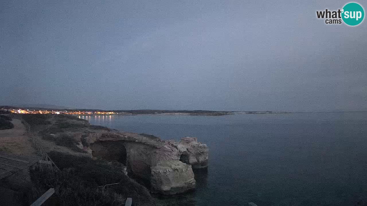 Live Webcam Putzu Idu Strand – Arco di S’Architteddu – Oristano livecam Sardinien – Italien