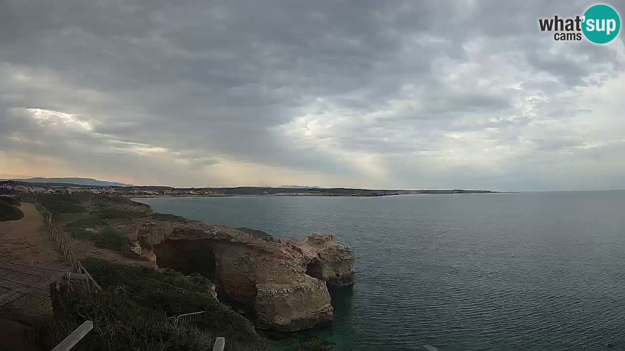 Live Webcam Putzu Idu beach – Arco di S’Architteddu – Oristano livecam Sardinia – Italy