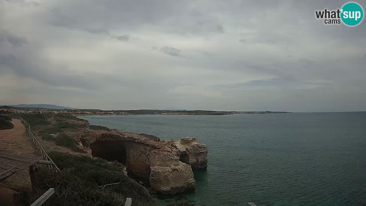 Live Webcam Putzu Idu Strand – Arco di S’Architteddu – Oristano livecam Sardinien – Italien