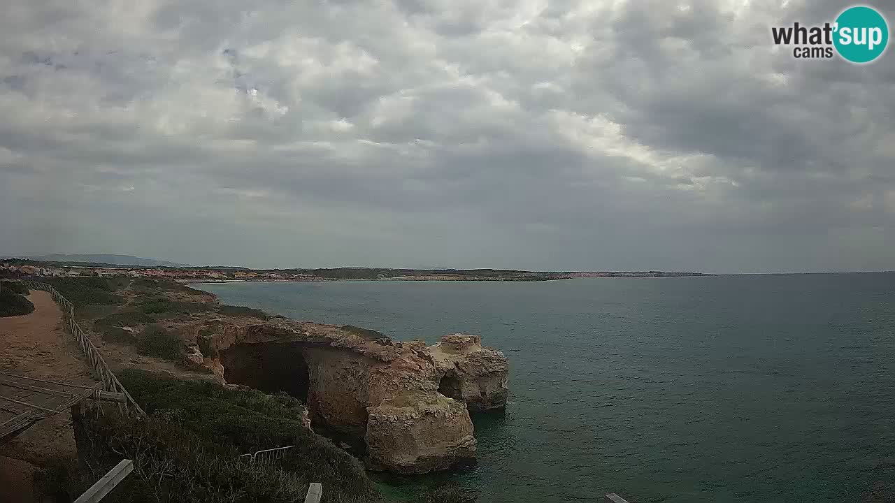 Live Webcam Putzu Idu beach – Arco di S’Architteddu – Oristano livecam Cerdeña – Italia