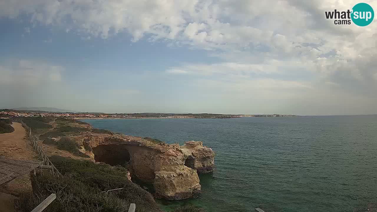 Webcam en direct Plage Putzu Idu – Arco di S’Architteddu – Oristano livecam Sardaigne – Italie