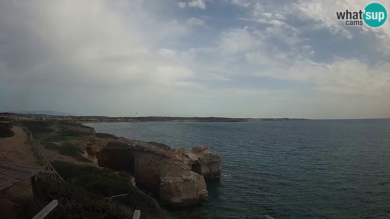 Live Webcam Putzu Idu Strand – Arco di S’Architteddu – Oristano livecam Sardinien – Italien
