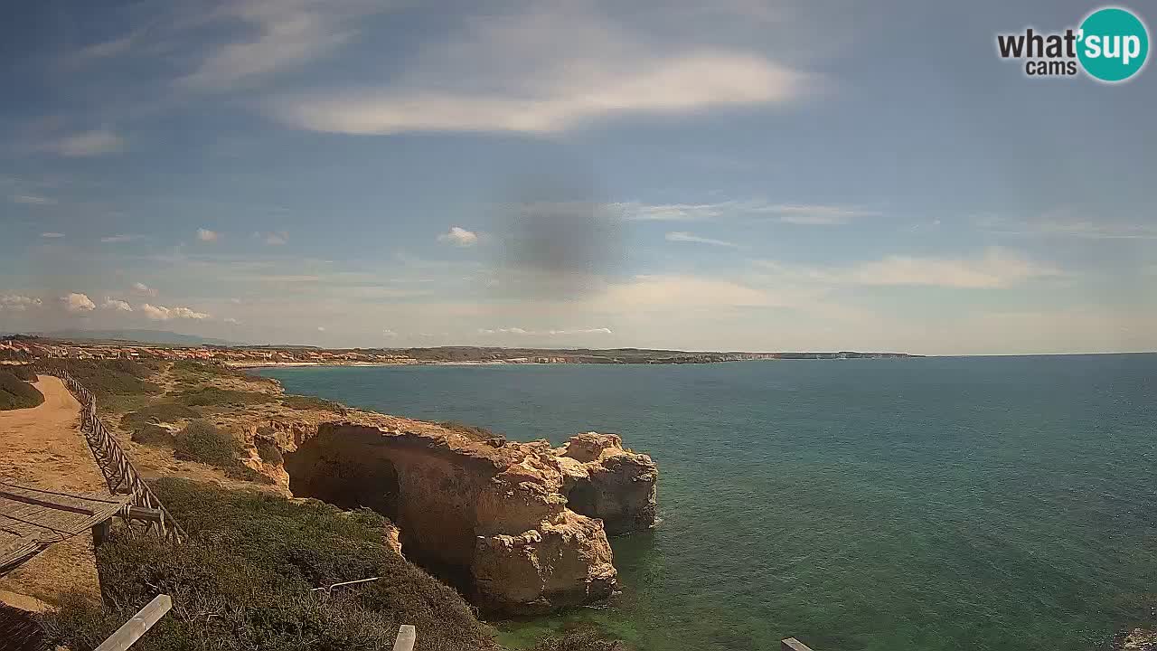 Web kamera uživo Plaža Putzu Idu – Arco di S’Architteddu – Oristano Sardinija – Italija