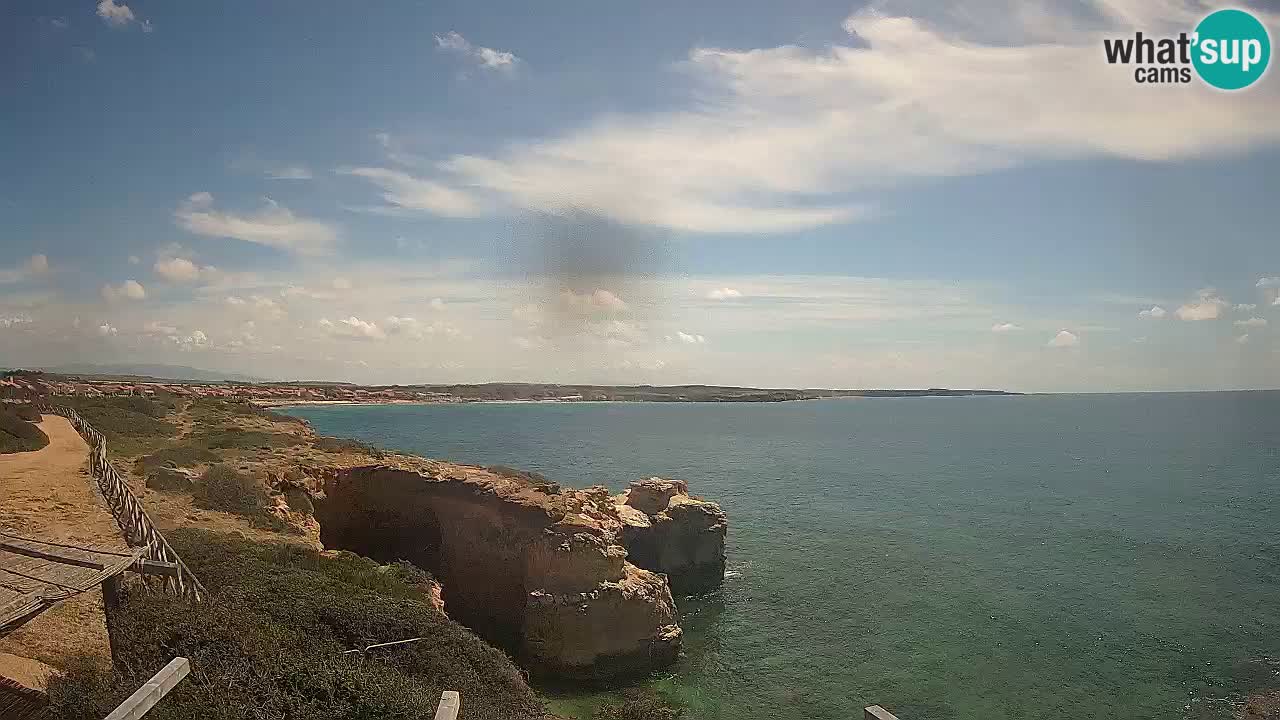Webcam en direct Plage Putzu Idu – Arco di S’Architteddu – Oristano livecam Sardaigne – Italie