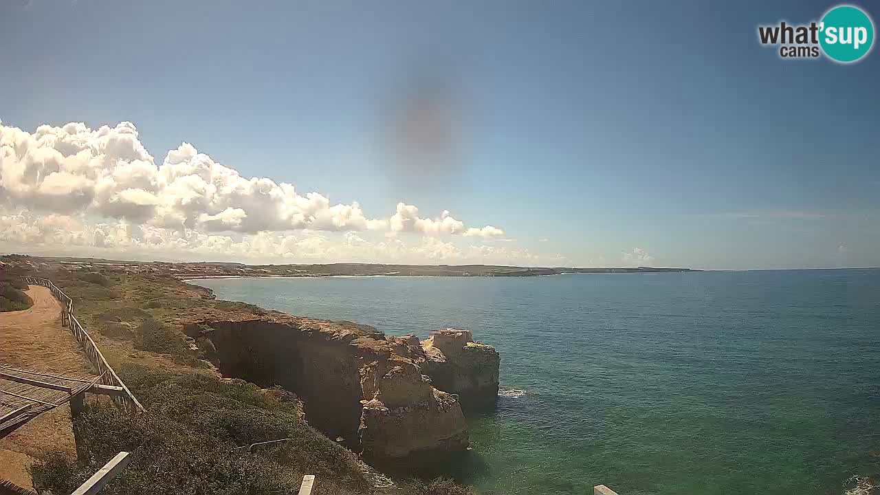 Live Webcam Putzu Idu beach – Arco di S’Architteddu – Oristano livecam Cerdeña – Italia