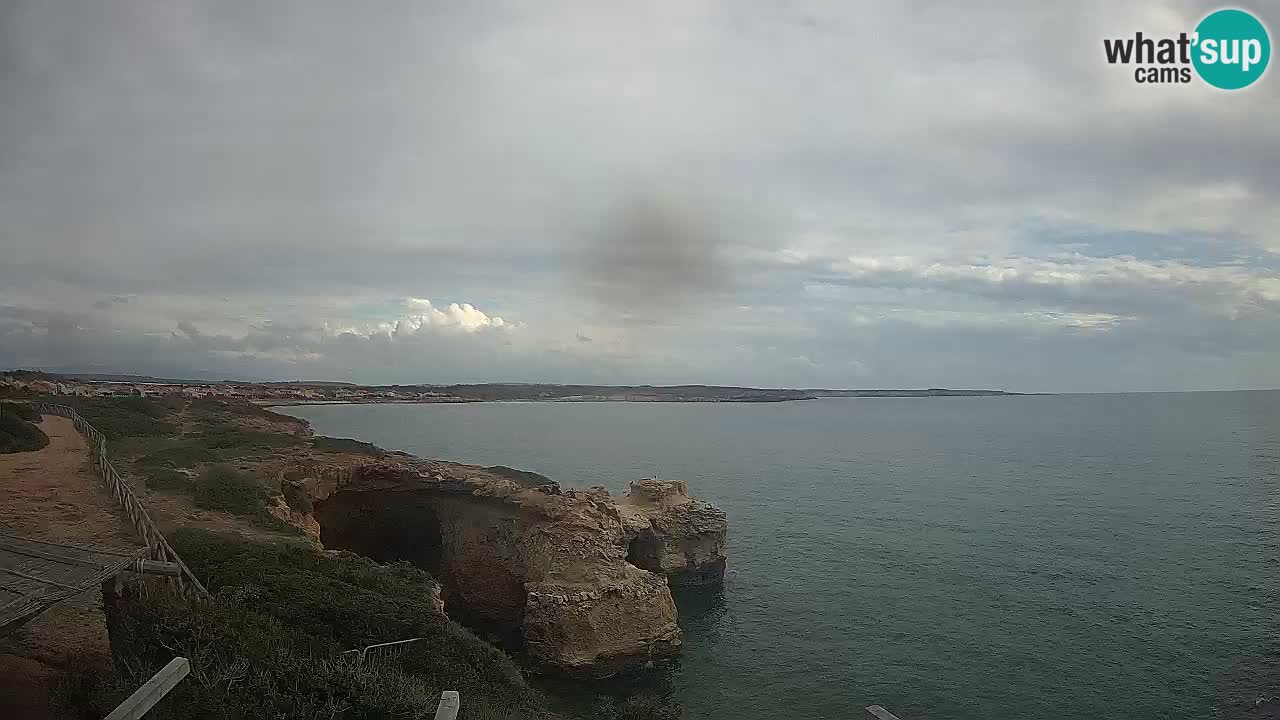 Live Webcam Putzu Idu beach – Arco di S’Architteddu – Oristano livecam Sardinia – Italy