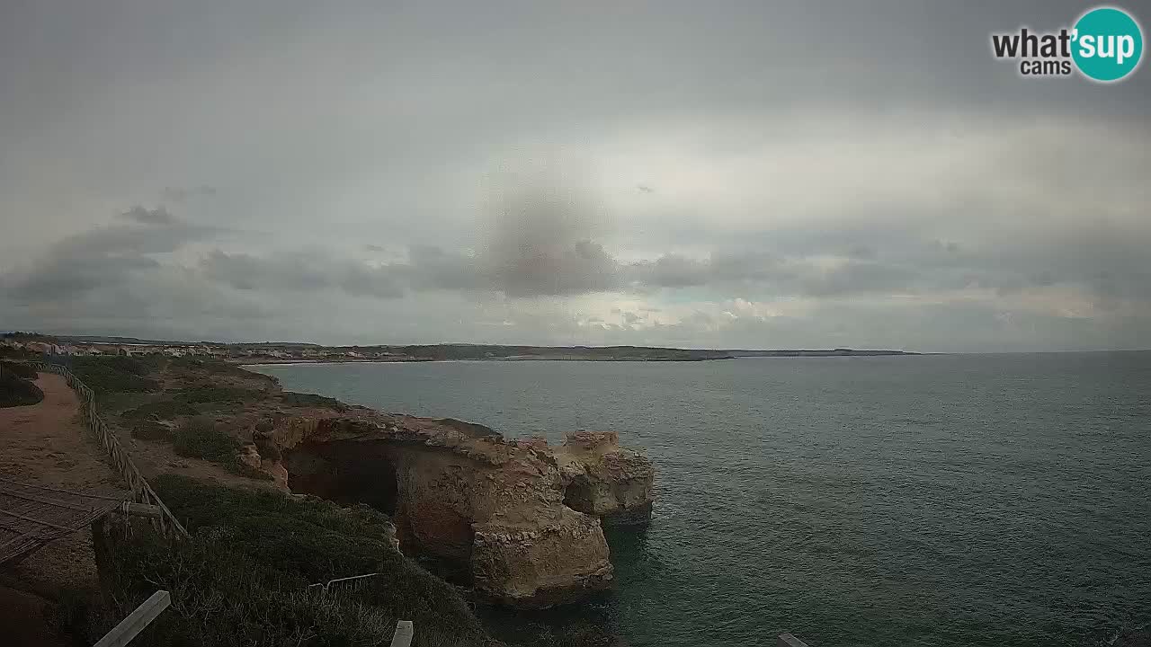 Live Webcam Putzu Idu beach – Arco di S’Architteddu – Oristano livecam Cerdeña – Italia
