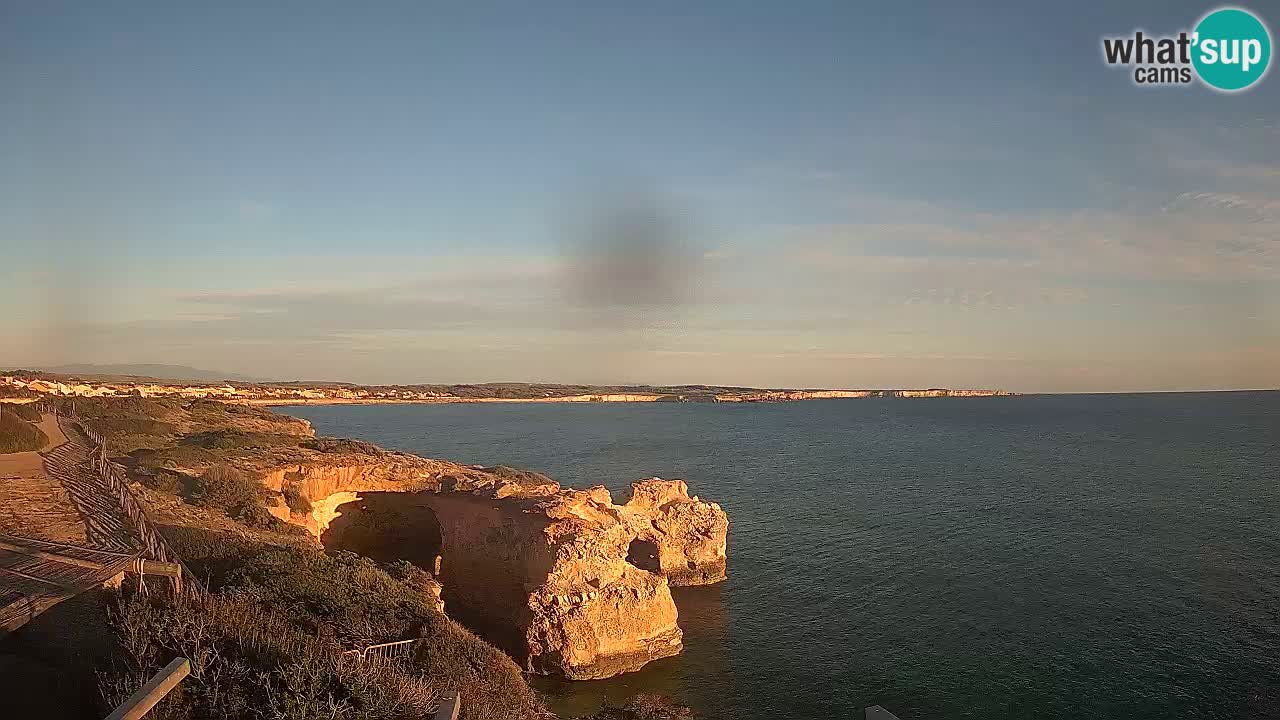 Webcam en direct Plage Putzu Idu – Arco di S’Architteddu – Oristano livecam Sardaigne – Italie