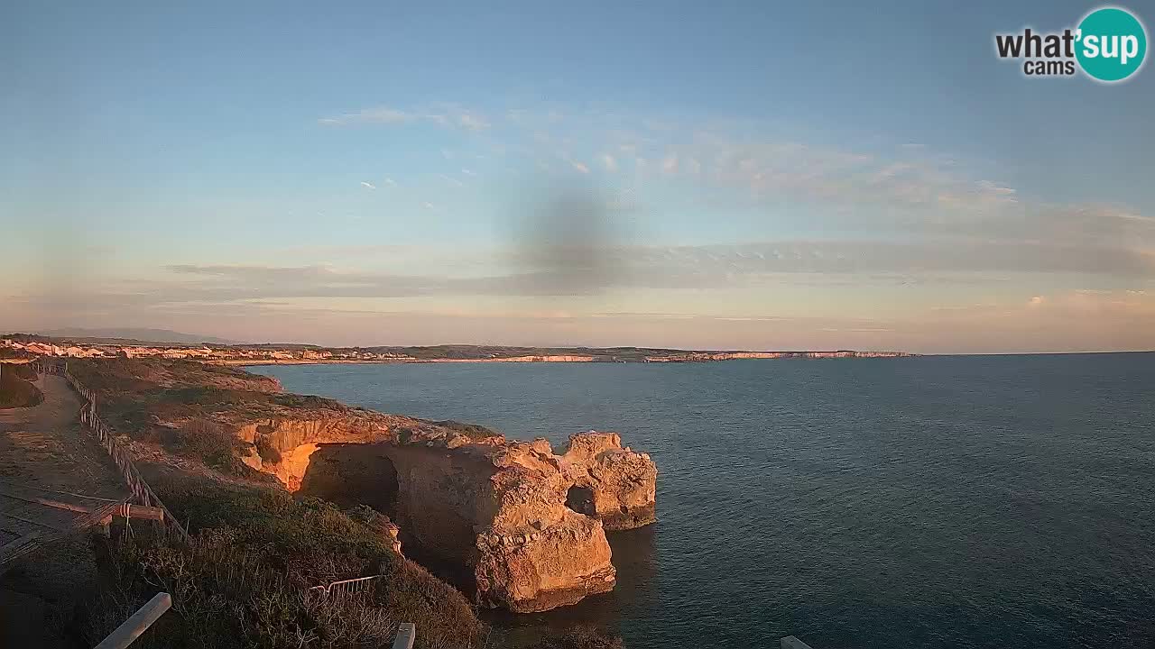 Live Webcam Putzu Idu beach – Arco di S’Architteddu – Oristano livecam Cerdeña – Italia