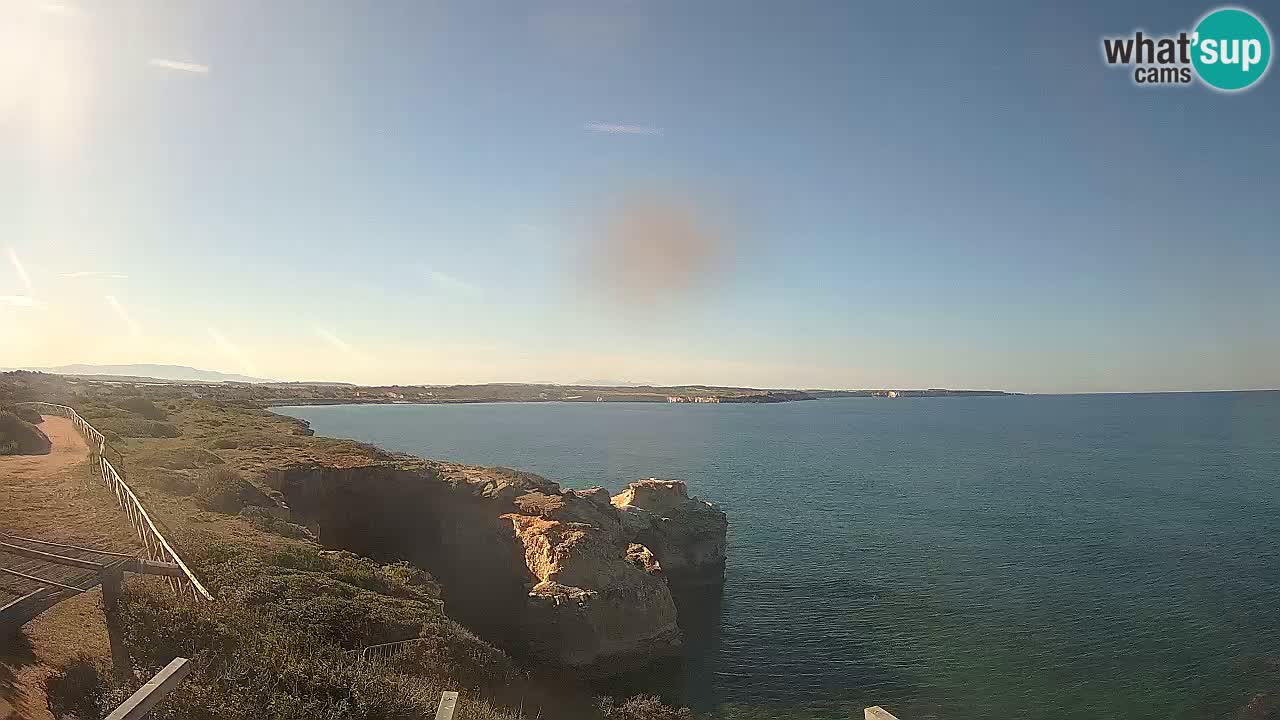 Live Webcam Putzu Idu beach – Arco di S’Architteddu – Oristano livecam Sardinia – Italy