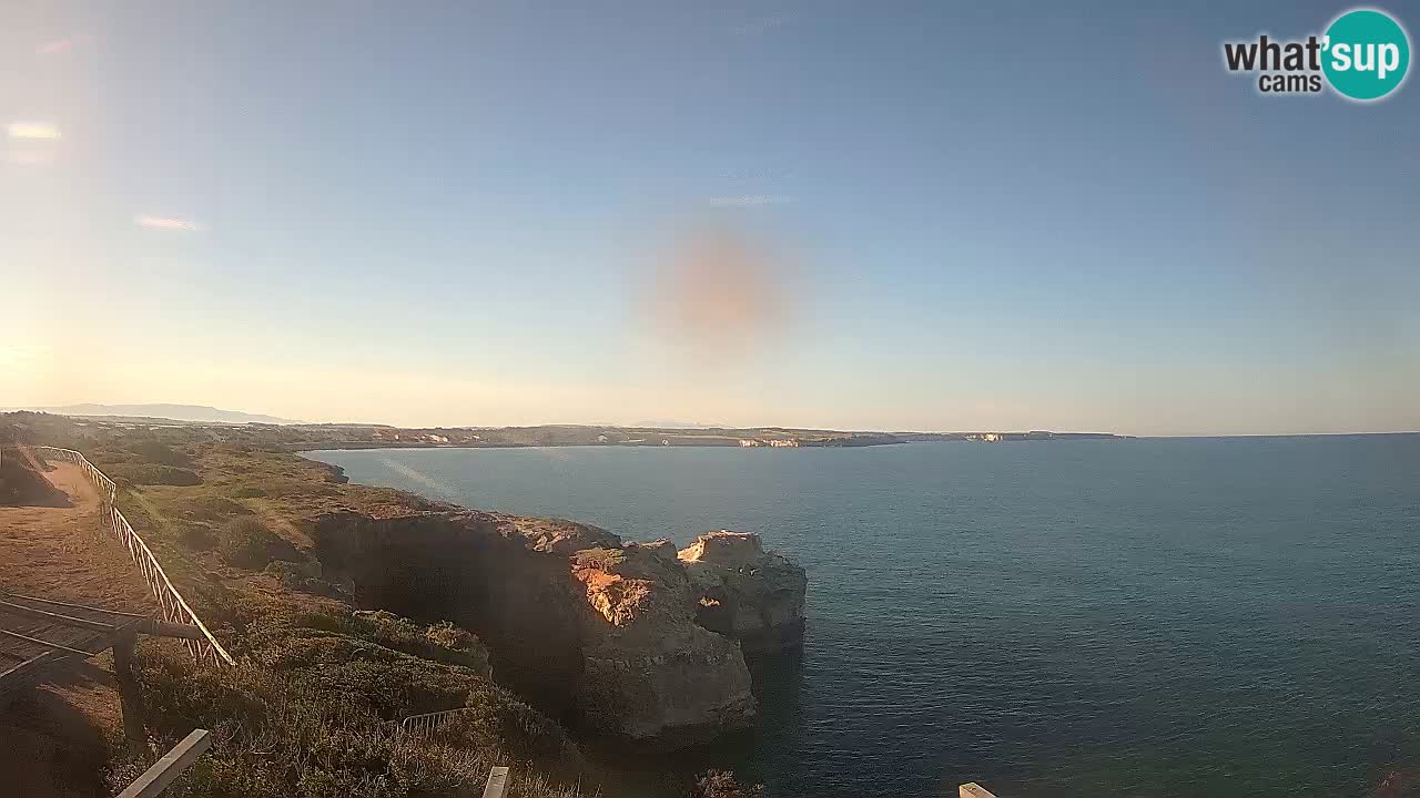 Live Webcam Putzu Idu Strand – Arco di S’Architteddu – Oristano livecam Sardinien – Italien