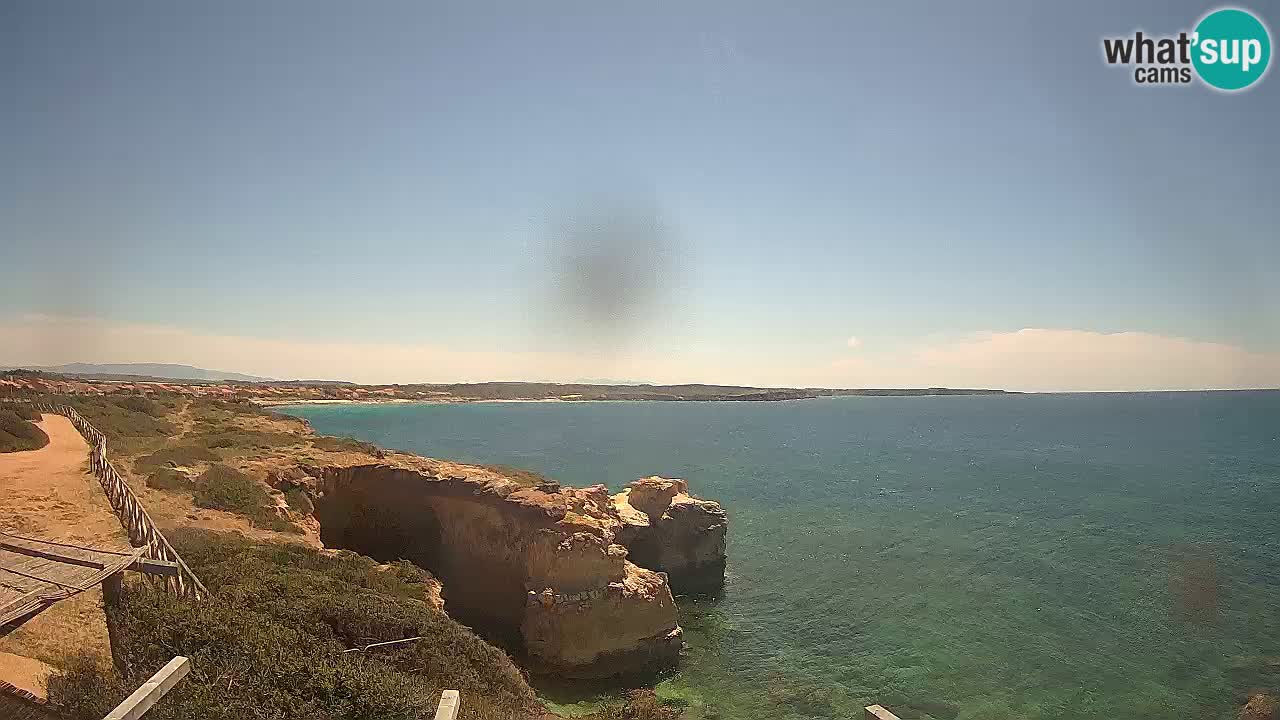 Live Webcam Putzu Idu Strand – Arco di S’Architteddu – Oristano livecam Sardinien – Italien